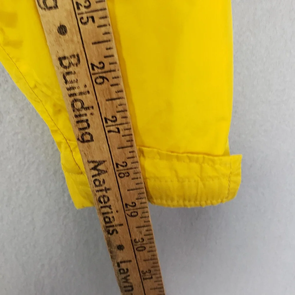 Vintage 90s North Face Extreme Goretex‎ Shell Jacket Bright Yellow Hooded Size L